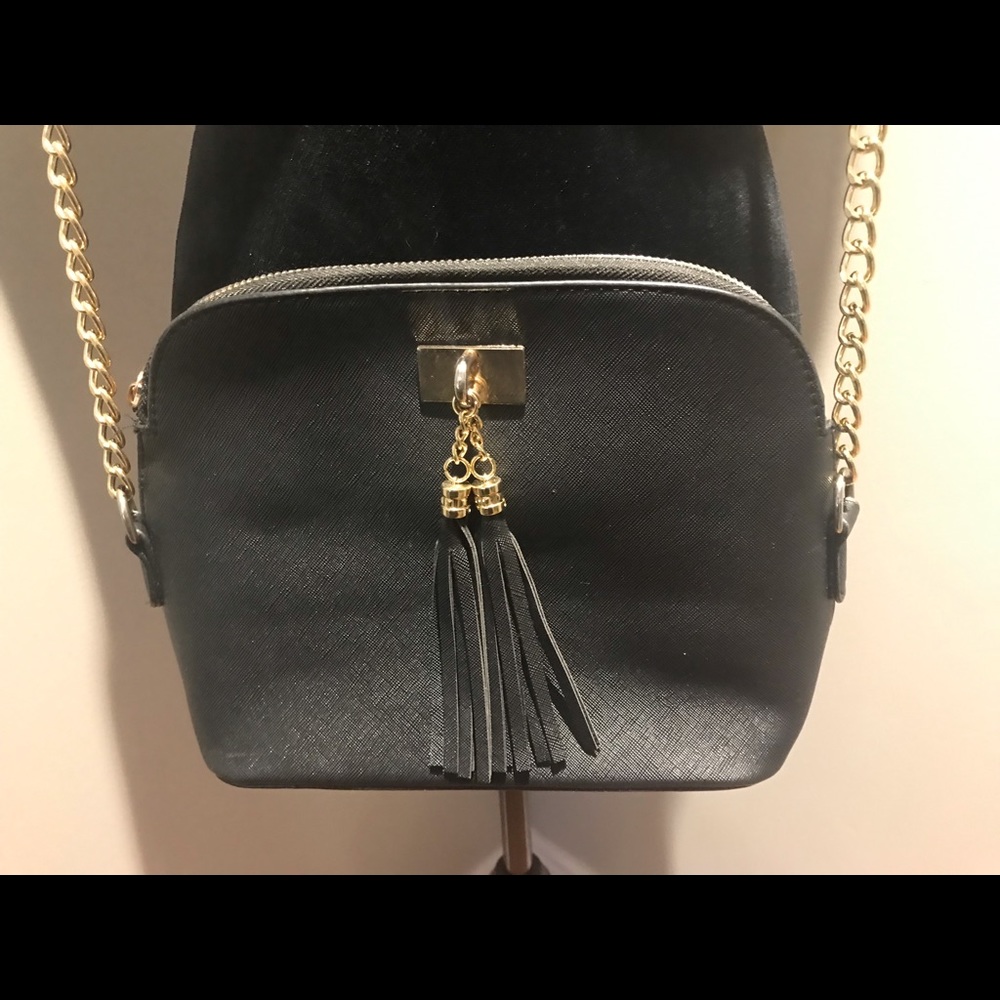 Black cross body bag